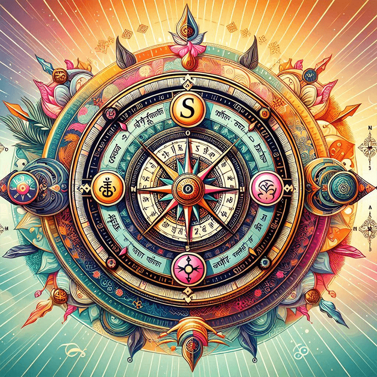 Astro Vastu home and commercial space alignment illustration